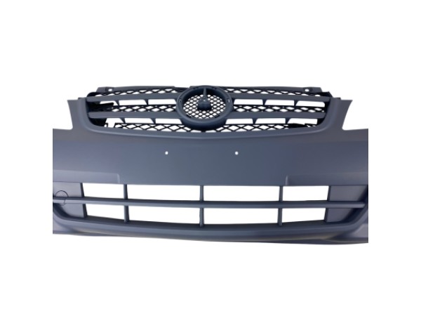 Предна броня за Mercedes Vito W639 2010-2014 с отвори за парктроник и решетка