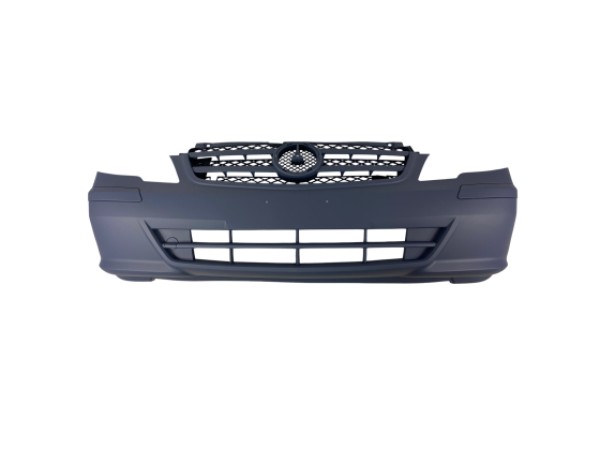 Предна броня за Mercedes Vito W639 2010-2014 с отвори за парктроник и решетка
