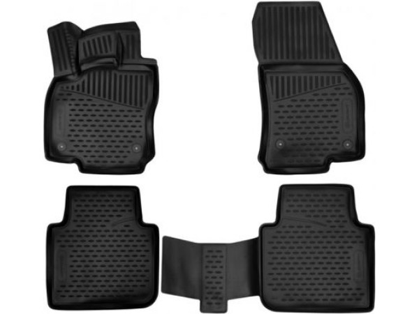 3D Гумени стелки за Volkswagen Tiguan AllSpace (2016+) 4 pcs.