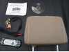 7" DVD плеър в подглавник с USB и безжичен джойстик за видеоигри - бежов