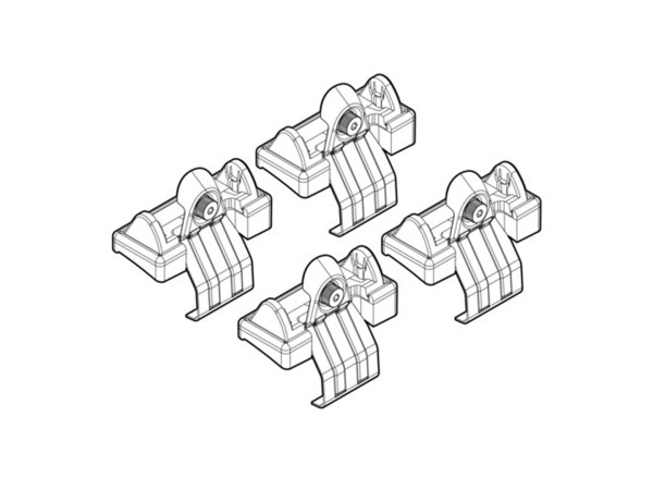 Монтажен кит за Bmw E60 5-ser 4D 07/2003>12/2009 за греди Nordrive