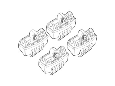 Монтажен кит за Ford Fiesta VI 3/5D 09/2008>05/2017, Fiesta VII 3/5D (also with panoramic roof) 06/2017>10/2021 за греди Nordrive