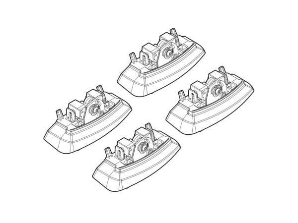 Монтажен кит за Opel Astra J GTC 3D - fixpoint 09/2011>08/2018 за греди Nordrive