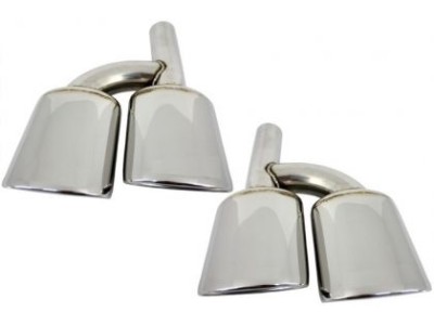 Накрайници за Mercedes W221 S-Class (2005-2012) W164 W166 W211 W212 W218 - AMG дизайн овални