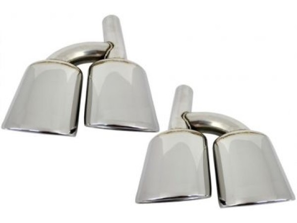 Накрайници за Mercedes W221 S-Class (2005-2012) W164 W166 W211 W212 W218 - AMG дизайн овални