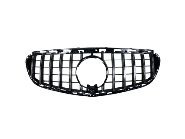 Решетка за Mercedes W212 E-Class 2014-2015 - chrome/black - GT