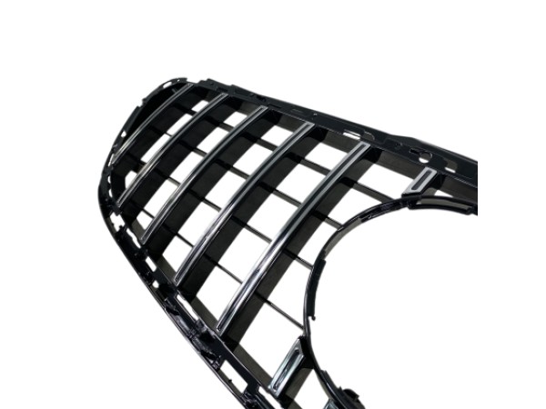 Решетка за Mercedes W212 E-Class 2014-2015 - chrome/black - GT