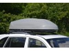 Автобокс Turino 177x81x46cm с двустранно отваряне с ключ, 410 литра - сив