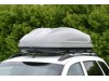 Автобокс Turino 177x81x46cm с двустранно отваряне с ключ, 410 литра - сив