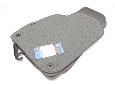Сиви мокетни стелки за Audi A6 C5 1997-2004 - Petex