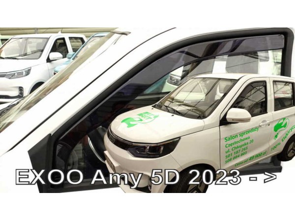 Ветробрани за EXOO AMY от 2023г за предни врати - Heko