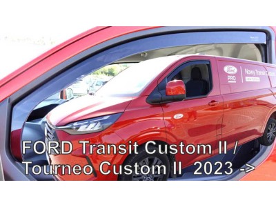 Ветробрани за Ford Transirt Custom II/ Tourneo Custom II от 2023г/ VW Transporter T7 от 2024г за предни врати - Heko Ветробрани за Ford Transirt Custom II/ Tourneo Custom II от 2023г/ VW Transporter T7 от 2024г за предни врати - Heko