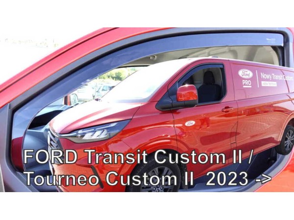 Ветробрани за Ford Transirt Custom II/ Tourneo Custom II от 2023г/ VW Transporter T7 от 2024г за предни врати - Heko