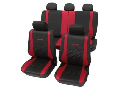 Тапицерии за седалки Petex "Exclusive" - Червен цвят