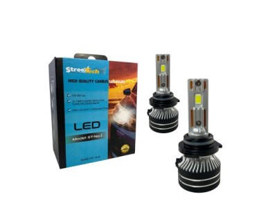 Лед крушки - Led система 9006 / HB4 Streetech модел STN2 за фарове - 150 000 Лукса, 45W - Canbus 6000K - 1500% повече светлина