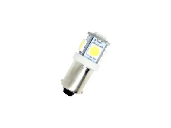Лед крушки тип BA9 с 5 SMD диода 5000K разминати