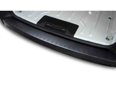 Черен алуминиев протектор за задна броня за Peugeot Expert III / Traveller / Opel Zafira Life / Opel Vivaro III / Citroen Spacetourer / Citroen Jumpy III / Toyota Proace II 2016-, матов - серия 58 - Alu-Frost