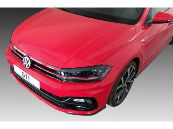 Вежди за фаровете за VW Polo MK6 (2018+) - черни