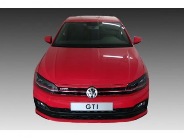Вежди за фаровете за VW Polo MK6 (2018+) - черни