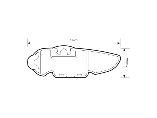 Комплект алуминиеви греди Nordrive Silenzio Black ΧL 140см