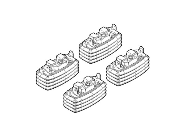 Монтажен кит за Mercedes A-class W169 3D/5D 09/2004>09/2012, B-class W245, R-class - fixpoint за греди Nordrive