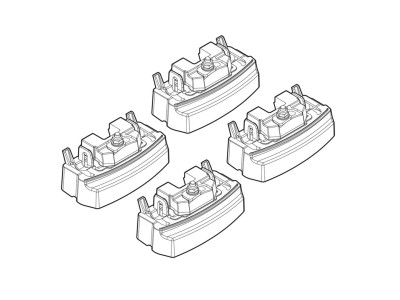 Монтажен кит за Mercedes CLA I (C117) 4D (also with sunroof) - fixpoint 02/2013>04/2019 за греди Nordrive