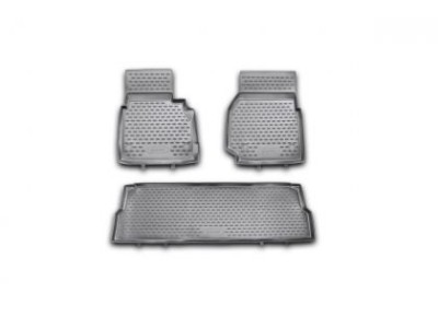 3D Гумени стелки за LAND ROVER Defender 110 5D (2007+) 3 pcs.