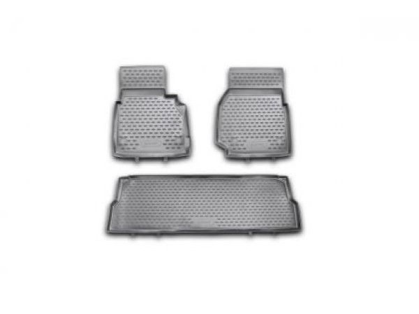 3D Гумени стелки за LAND ROVER Defender 110 5D (2007+) 3 pcs.