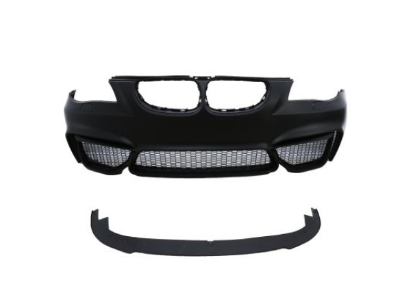 Предна броня за BMW E60 / E61 2003-2010 - М4 дизайн без отвори за халоген