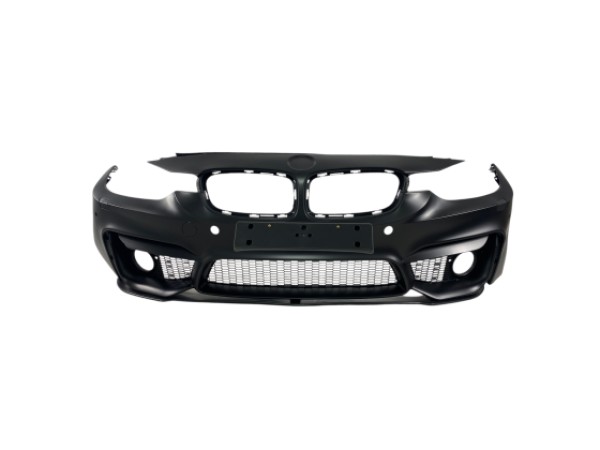 Предна Броня за BMW F30 2011-2019 - M3 с лип спойлер - с отвори за парктроник, с отвори за халогени