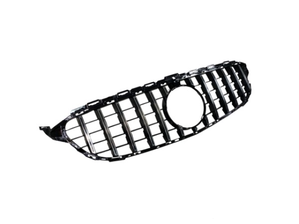 Решетка за Mercedes W205 C-Class 2014-2021 chrome/black - GT
