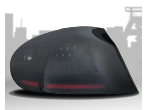Кристални диодни стопове VW GOLF 5 - черни