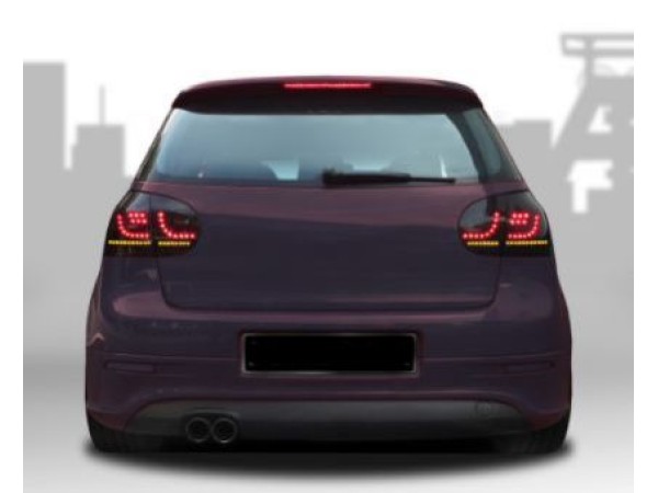 Кристални диодни стопове VW GOLF 5 - черни