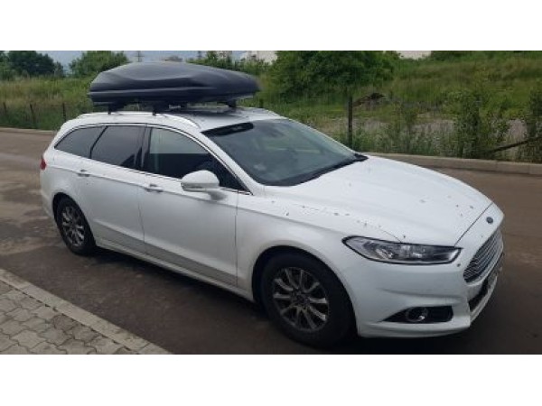 Автобокс 185x80x41cm с 70 mm крепежи, с двустранно отваряне с ключ, 460 литра, черен - Junior Altro