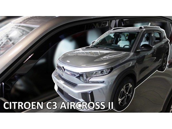 Ветробрани за Citroen C3 Aircros II / Citroen ë-C3 Aircros II от 2024г за предни и задни врати - Heko