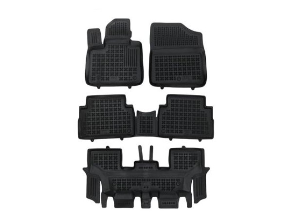 Гумени стелки леген за Hyundai Santa Fe Hybrid version 7 passenger, 4x4 от 2020г - Rezaw-Plast