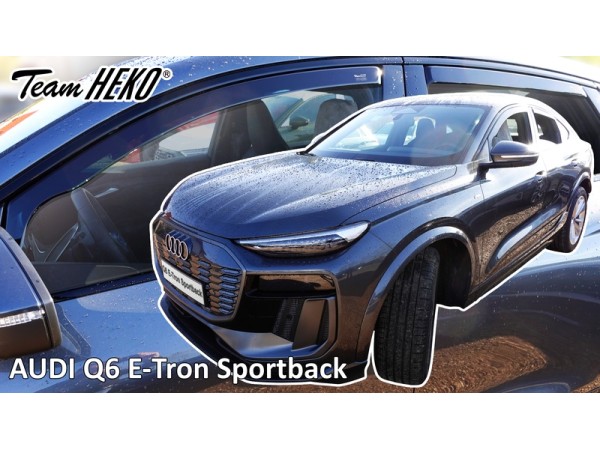 Ветробрани за Audi Q6 E-TRON Sportback, 5 врати от 2024г за предни и задни врати - Heko