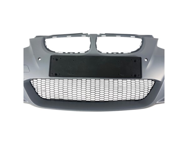 Предна броня за BMW E92 2006-2009 - M-Tech дизайн с отвори за халогени и парктроник