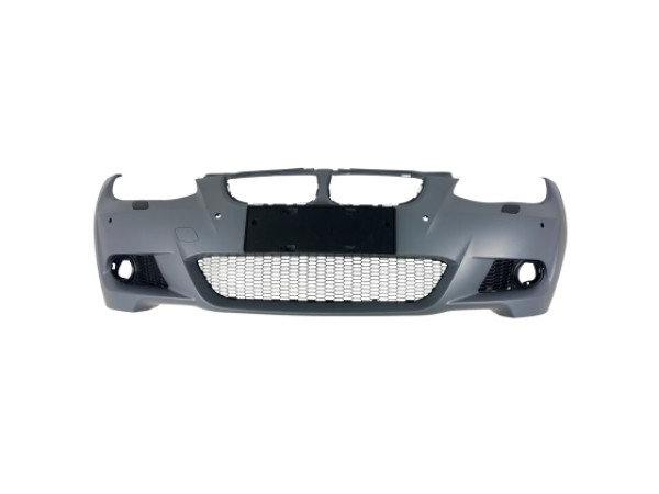 Предна броня за BMW E92 2006-2009 - M-Tech дизайн с отвори за халогени и парктроник