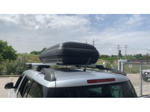 Автобокс Art Plast 133x77.8x34.5cm, 320 литра - черен карбон