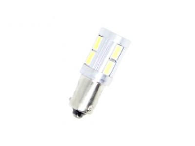 Лед крушки за 24V тип BA9S 5W с 10 SMD диода срещуположни пинове