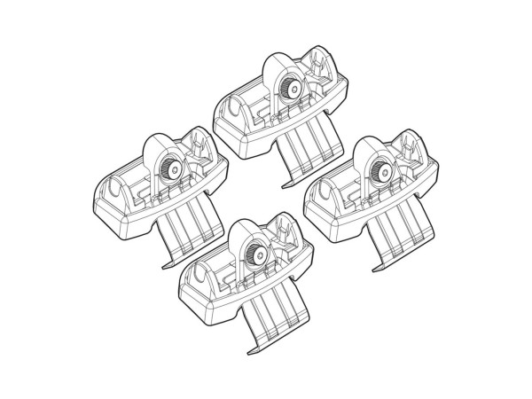 Монтажен кит за Nissan Juke I 10/2010>11/2019 за греди Nordrive