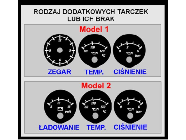 Плазмени циферблати за допълнителните уреди Audi 100