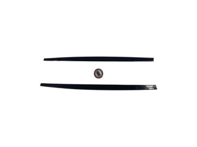 Добавка за прагове за BMW E60 2003-2010 - M-Performance дизайн - черен гланц