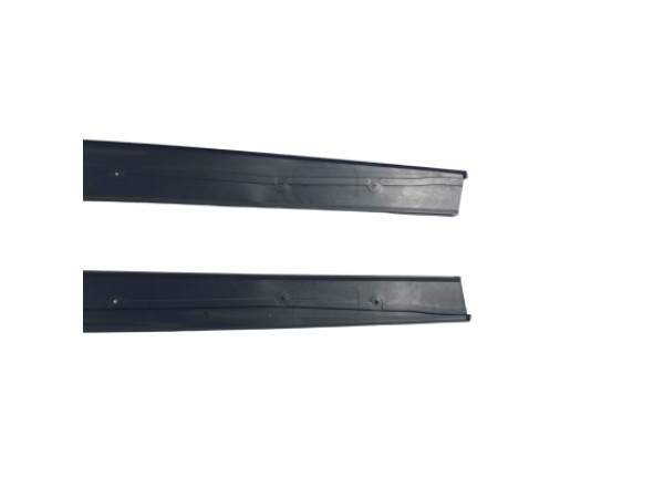 Добавка за прагове за BMW E60 2003-2010 - M-Performance дизайн - черен гланц