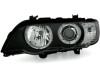 Кристални фарове BMW X5 E53 с фабричен ксенон (1999-2003) - черни