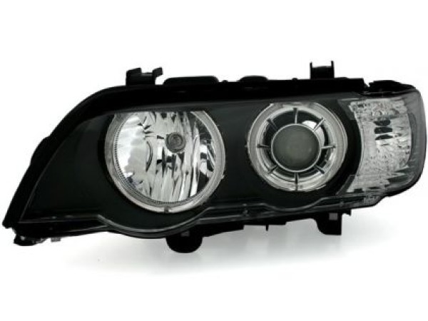 Кристални фарове BMW X5 E53 с фабричен ксенон (1999-2003) - черни Кристални фарове BMW X5 E53 с фабричен ксенон (1999-2003) - черни