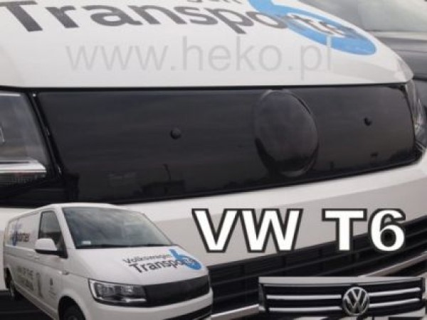 Зимен дефлектор за VW Caravelle T6 / Transporter 2015-2019 с хромирана решетка - Heko
