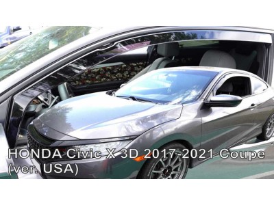 Ветробрани за Honda CIVIC X coupe, 3 врати 2017-2021г, версия USA за предни врати - Heko
