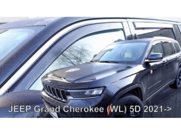 Ветробрани за Jeep Grand Cherokee от 2021г дълга база за предни и задни врати - Heko